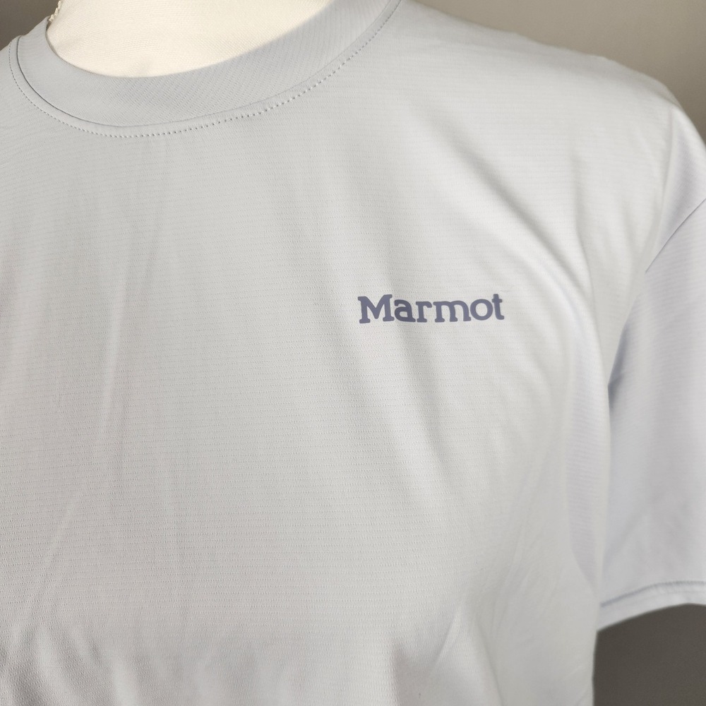 Marmot Women's Short Sleeve AirExchange Crew Neck Sun Shirt Tech Size Medium - Picture 5 of 14